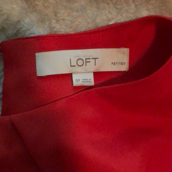 Loft size 0P orange and tweed dress - Picture 3 of 4